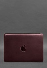 Шкіряний чохол для MacBook 13 дюйм Бордовий Crazy Horse, Бордовый, натуральна шкіра Crazy Horse