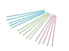 SDI Палочки для мини тортиков цветные 15см 60 единиц (голубые/розовые/зеленые)