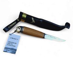 Ніж Marttiini Eagle Knife, 110x20x2.7 мм лезо, 55HRC, карельська береза + ножни (66557) в дерев`яному боксі