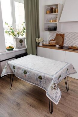 Скатертина гобеленова на стіл Афіни 95х100 см, Разные цвета, 100, Квіткові