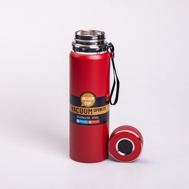 Термос Vacuum Sports с датчиком температуры 1 л красный HP-14-30R