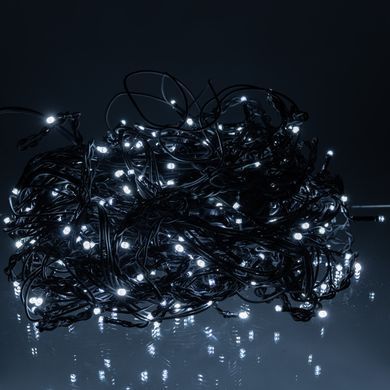 Уличная гирлянда Бахрома 20 м 335 LED гирлянда штора черный провод Белый 20MBW