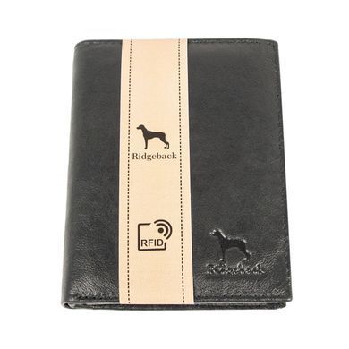 Кошелек мужской кожаный Ridgeback JBNC31 BLK черный
