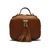 Жіноча шкіряна сумка крос-боді Italian fabric bags 2039 brown