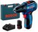 Безщітковий шуруповерт Bosch GSR 12V-30 Professional 2 акб GBA 12V 2 Ah з/в GAL 12V-40 валіза (06019G9000)