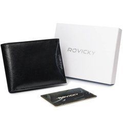 Гаманець чоловічий шкіряний ROVICKY 1531-03-BOR-1201 чорний