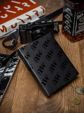 Гаманець чоловічий шкіряний ALWAYS WILD N104-SHP BLACK+R.BLU чорний