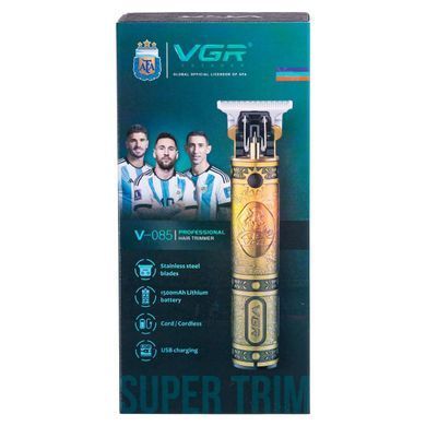 Триммер для стрижки волос и бороды с насадками VGR V-085