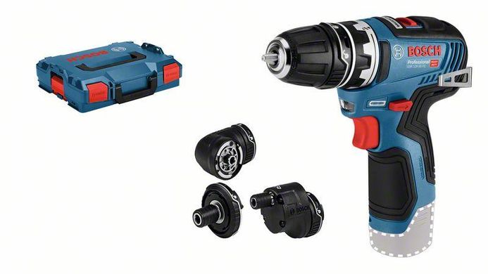 Акумуляторний дриль-шуруповерт Bosch GSR 12V-35 FC Professional (06019H3003) SOLO (без аку та ЗП) L-Boxx 102