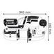 Аккумуляторная ленточная пила Bosch GCB 18 V-LI (каркас) (06012A0300)