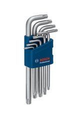Торцеві ключі Torx, 9 шт. bosch (1600A01TH4)