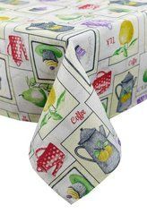 Скатерть на стол CUPCAKE фиолетовая 180х136 см