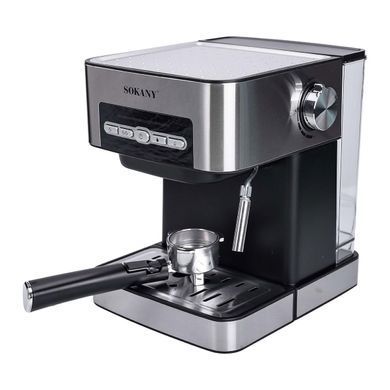 Кофеварка с трубкой для молока 1.6 л кофемашина для дома 850 Вт Sokany SK-6862