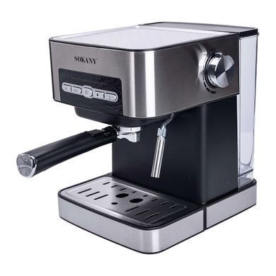Кофеварка с трубкой для молока 1.6 л кофемашина для дома 850 Вт Sokany SK-6862