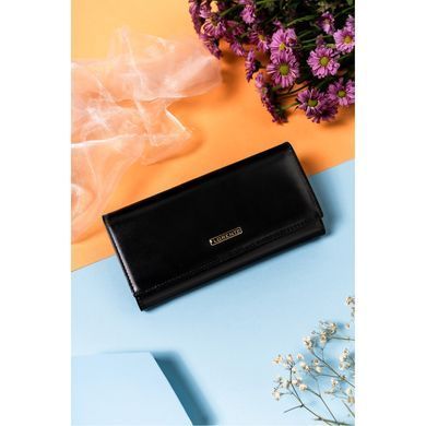Кошелек женский кожаный LORENTI 72401-GBL-4812 черный