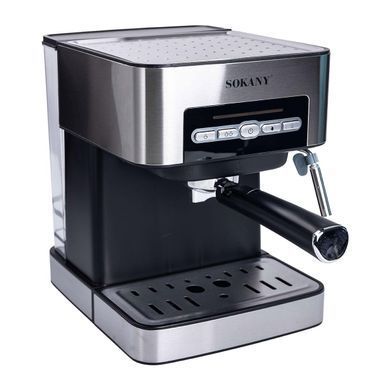 Кофеварка с трубкой для молока 1.6 л кофемашина для дома 850 Вт Sokany SK-6862
