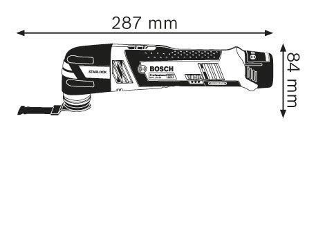 Аккумуляторный универсальный резак BOSCH GOP 12V-28 Professional (06018B5001)