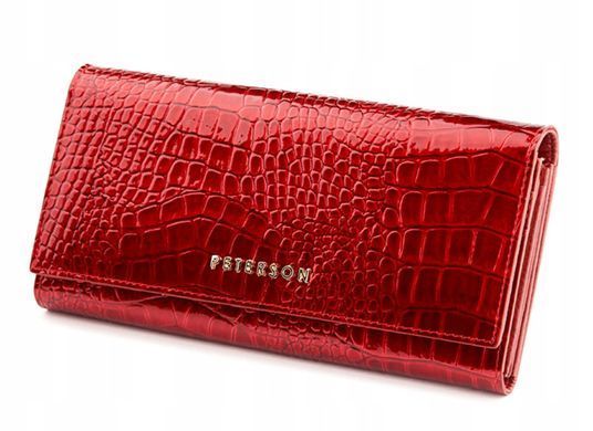 Кошелек женский кожаный Peterson PTN CR-467-6405 красный