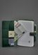 Кожаный блокнот (Софт-бук) 4.0 зеленый Crazy Horse