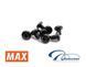Гвинт 4х6, 8 шт (чорного кольору) з різьбою для степлера MAX HT-R1 / B1 / R45C (AA05716 No.15), Черный