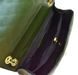 Жіноча шкіряна сумка-клатч Italian fabric bags 0144 taupe, Темно-зеленый, Шкіра, Клапан