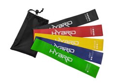 Резинка для фитнеса HYBRID набор 5 штук HB002