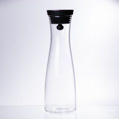 Стеклянный графин с крышкой 1.5 (л) для воды, сока, лимонада HP-19-44