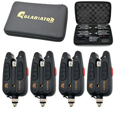 Набір сигналізаторів GLADIATOR BL1518 4+1 Black з пейджером+BLUETOOTH