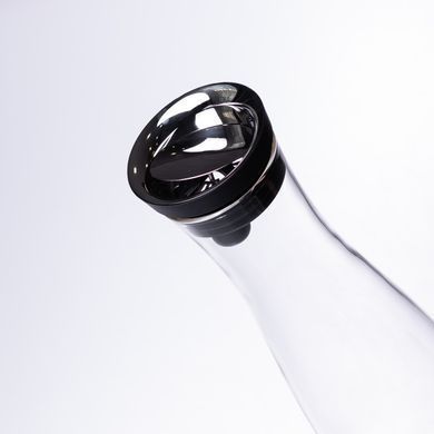 Скляний графін із кришкою 1.5 (л) для води, соку, лимонаду HP-19-44