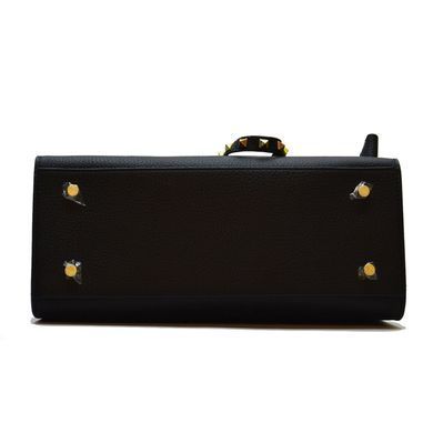 Женская кожаная сумка Italian fabric bags 8988-5 black