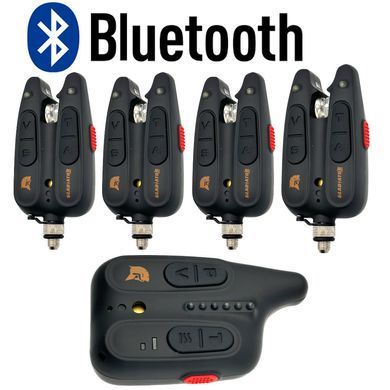 Набір сигналізаторів GLADIATOR BL1518 4+1 Black з пейджером+BLUETOOTH