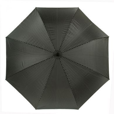 Зонт-трость мужской полуавтомат Fulton Knightsbridge-2 G451 Black Steel (Черный с серым)