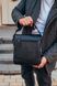 Мужская кожаная сумка-мессенджер, барсетка на одно плече 22x26x6 Tiding Bag 75-5271 черная
