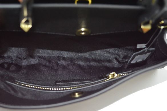 Женская кожаная сумка Italian fabric bags 8988-5 black