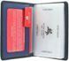 Візитниця шкіряна Visconti VSL24 Laser Black Cobalt чорний