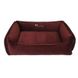 Лежак для собак и котов Sweet Dreams Velour Bordo S - 70x50x22см