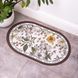 Килимок діатомітовий Floral Oval 38*58 см універсальний овальний HP-42-50, Бежевий