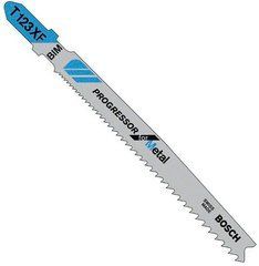 Пилка Bosch по металу T 123 X, 1,2-2,6&times;100 мм, 3 шт (2608638472)