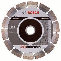 Діамантовий диск Bosch Standard for Abrasive, 180x22,23x2x10 мм (2608602618)