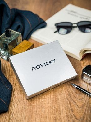 Кошелек мужской кожаный ROVICKY 324-RBA-D черный