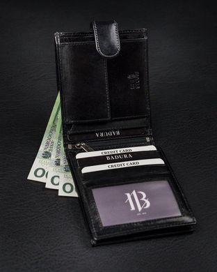 Кошелек мужской кожаный Badura N01L-VT-NL BLACK