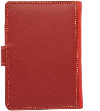 Обложка для паспорта кожаная Visconti RB75 - Sumba (red multi)