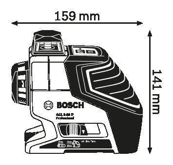 Лінійний лазерний нівелір Bosch (0601063S00) GLL 3-80 Professional