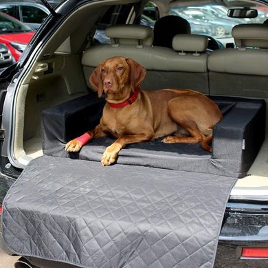 Автомобільний лежак для собак Elegant Black Хаустьер Haustier 90х70х20 див.
