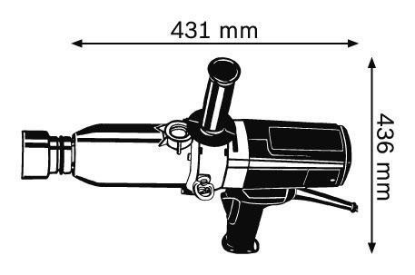 Імпульсні гайковерти Bosch GDS 30 Professional (0601435108)