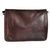 Мужская кожаная сумка-мессенджер Italian fabric bags 1034 Dark Brown