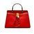 Женская кожаная сумка Italian fabric bags 8988-5 red