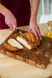 Торцевая разделочная доска из дуба размером 30х40х4 см