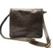 Мужская кожаная сумка через плечо Italian fabric bags 2044 Dark Brown