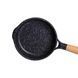 Мраморная алюминиевая сковорода с антипригарным покрытием 1 литр &Oslash; 20 см с толстым дном MGC черная HP-4-416B